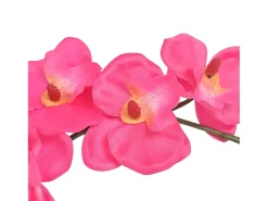 Planta artificial con maceta Orquídea 30 cm Roja Rojo Hot