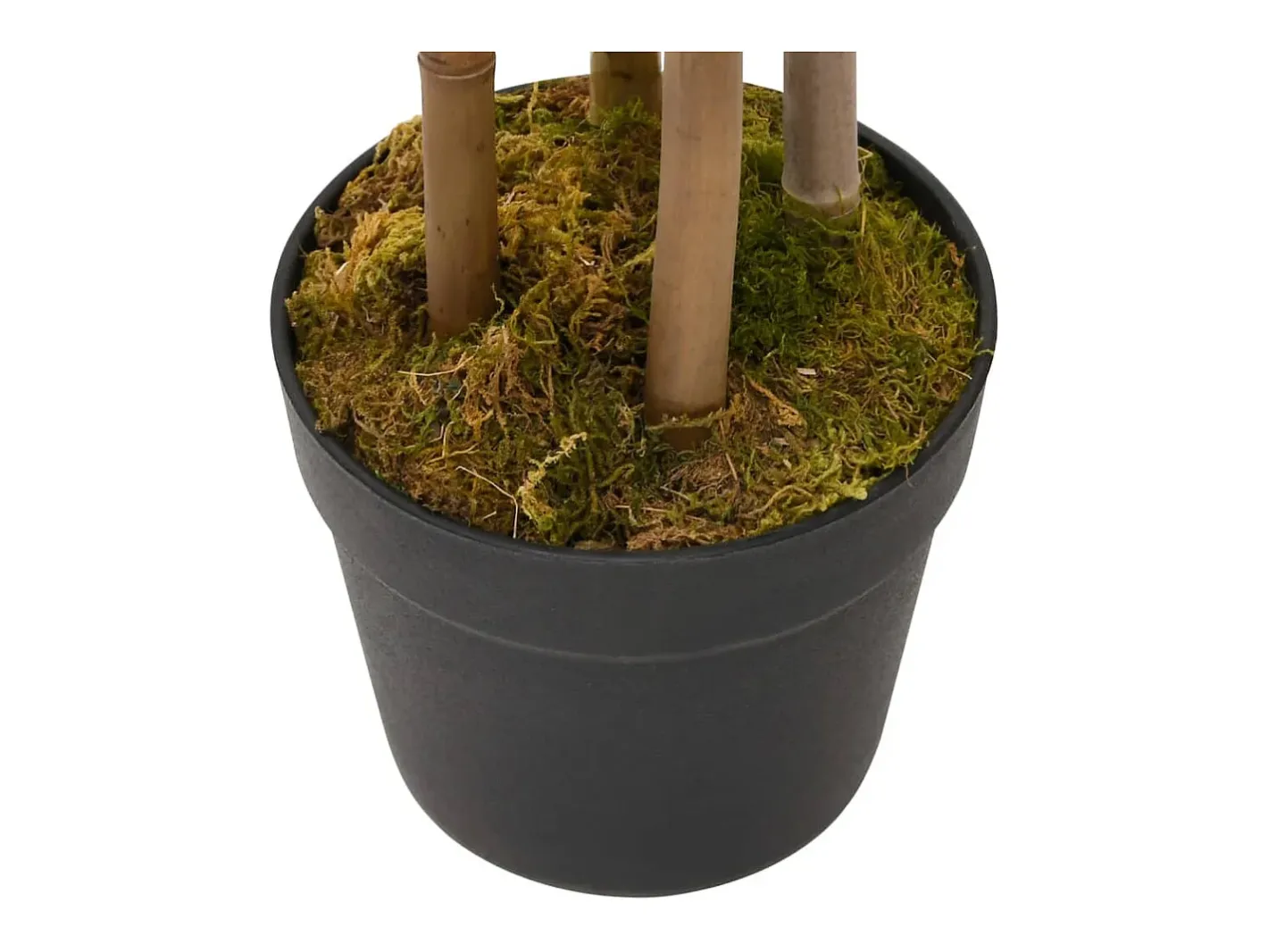Planta artificial con maceta Bamboo Twiggy 90 cm Verde Sale