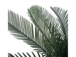 Planta Artificial-Planta artificial con maceta Cycas Palm Green 125 cm Verde