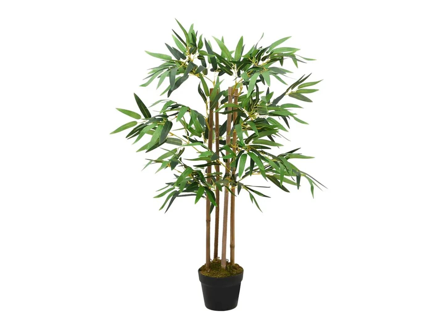 Best Planta artificial de bambú Twiggy con macetero 90 cm ES605203 Verde