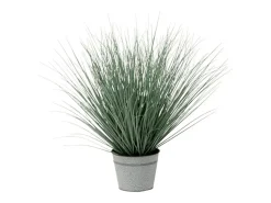 J-Line Planta Artificial-Planta artificial de plástico con maceta de 70 cm Verde