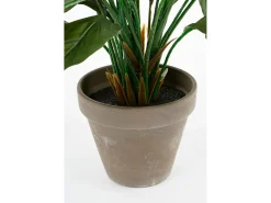 Planta Artificial-Planta artificial de Poliéster y terracota - 50 x Ø40 - - SPATHIPHYLLUM Blanco