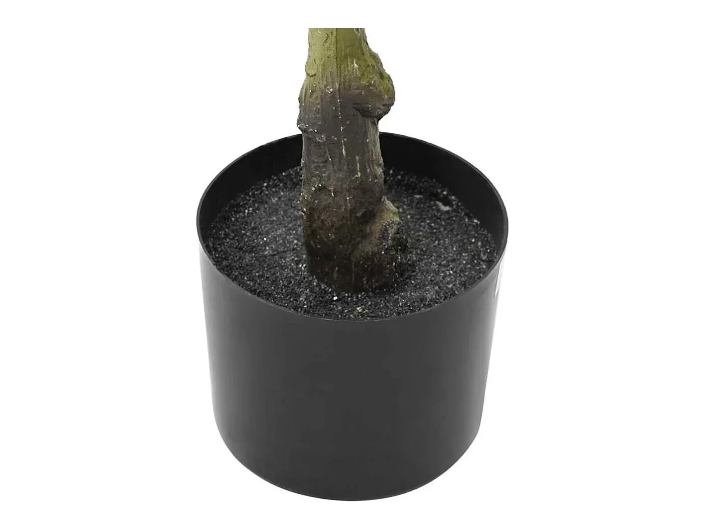 vidaxl Planta artificial Ficus 30 hojas 125 cm Verde