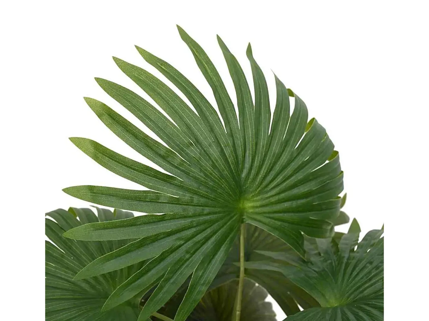 vidaxl Planta artificial Palma 9 hojas 65 cm Verde