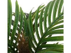 vidaxl Planta artificial Palmera 6 hojas 100 cm Verde Hot