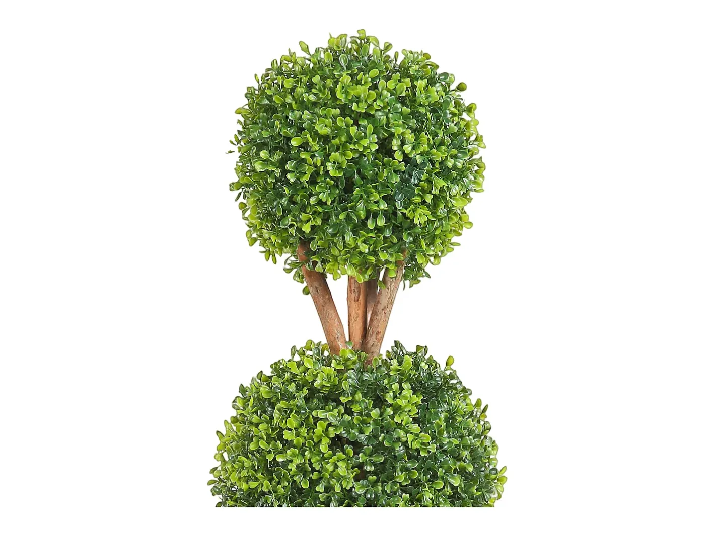 Sale Planta Artificial, SucceBuy Árbol Topiario Artificial de 120 cm, Planta Decorativa con Hojas Reemplazables Verde