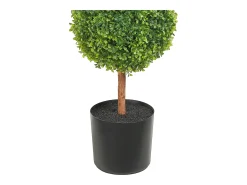 Sale Planta Artificial, SucceBuy Árbol Topiario Artificial de 120 cm, Planta Decorativa con Hojas Reemplazables Verde