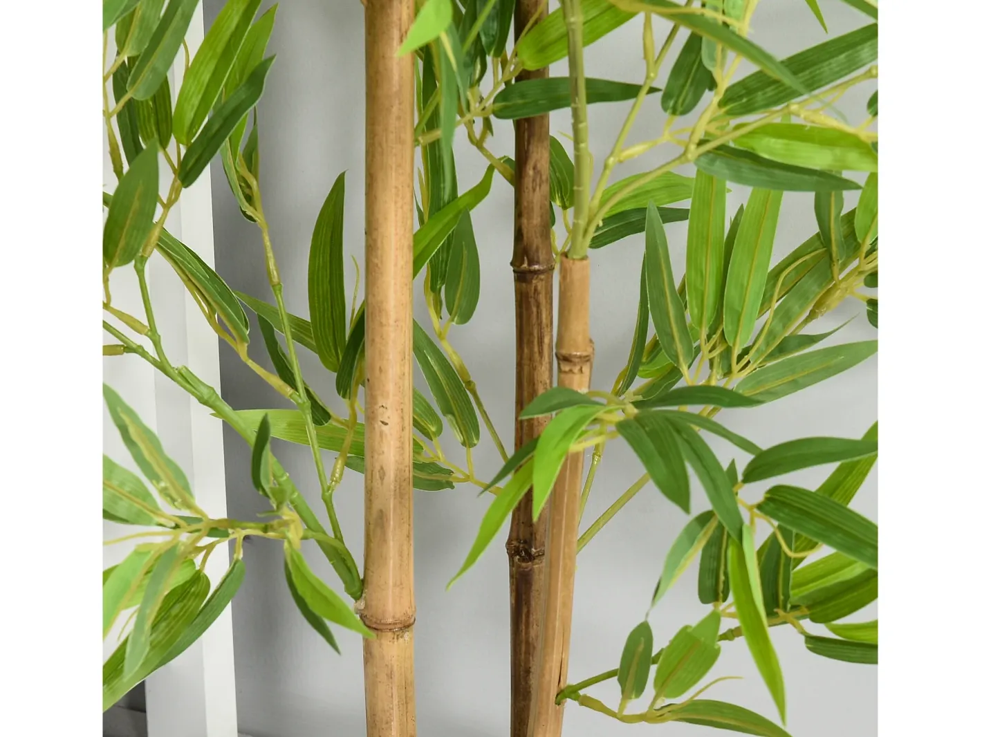 Sale Planta de bambú artificial de 120 cm con maceta decorativa (15,5 x 15,5 x 120 cm) Verde
