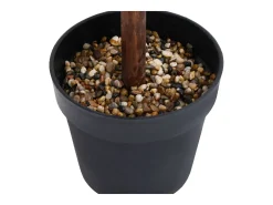 Planta Artificial-Planta de boj artificial con maceta en forma de bola 71 cm Verde