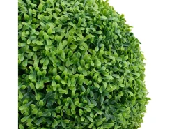 Planta Artificial-Planta de boj artificial con maceta en forma de bola 71 cm Verde