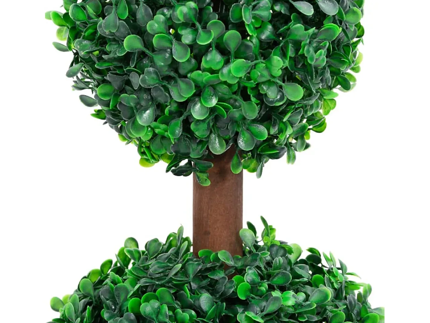 Planta Artificial-Planta de boj artificial con maceta forma esférica 60 cm Verde