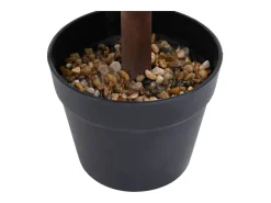 Planta Artificial-Planta de boj artificial con maceta forma esférica 60 cm Verde