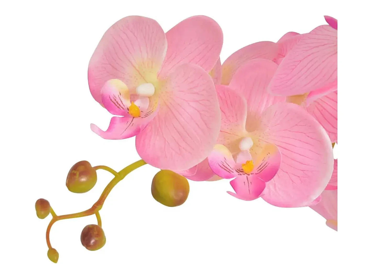 Planta Artificial-Planta de orquídea artificial con macetero 75 cm ES833977 Rosa