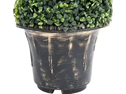 Planta Artificial-Planta espiral de Boj artificial con macetero 117 cm ES553278 Verde