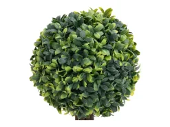 Plantas artificiales de boj (2 unidades, con macetas, bola , 41 cm) Verde