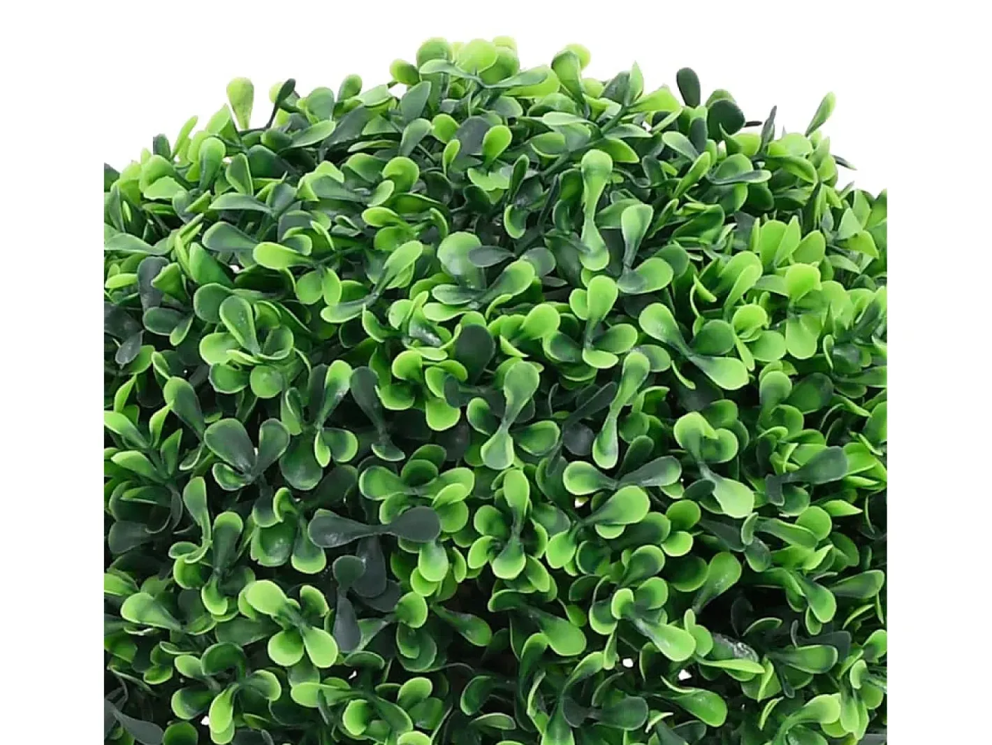 Hot Plantas de boj artificial 2 uds forma bola maceta 27 cm ES510725 Verde