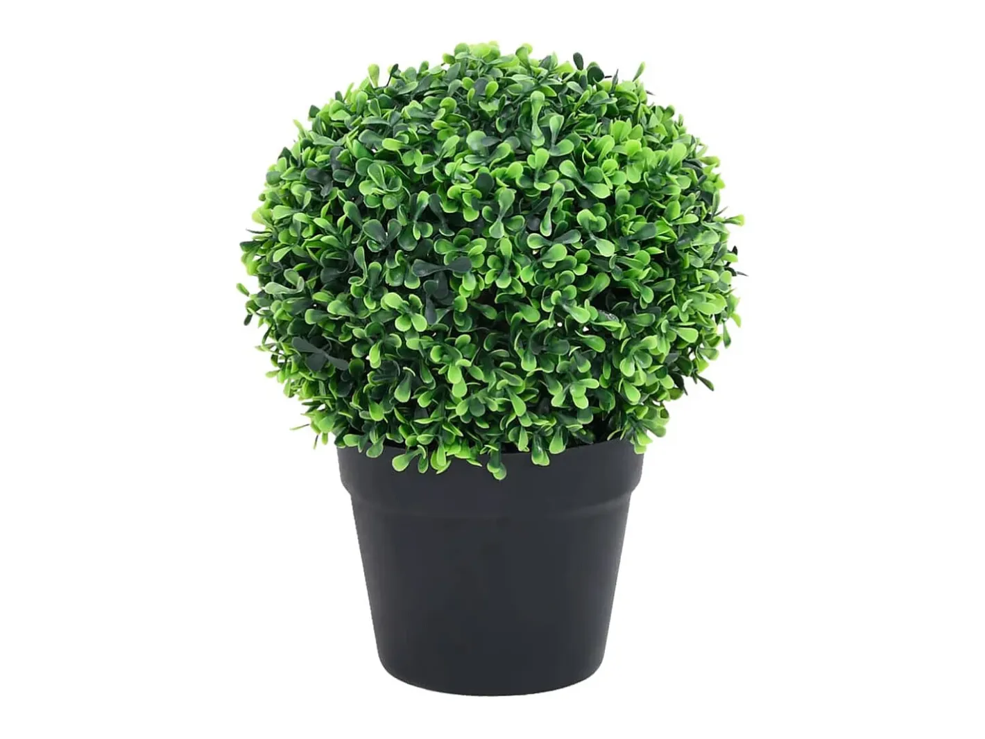 Clearance Plantas de Boj Artificiales 2 piezas con Maceta Bola 27 cm Verde