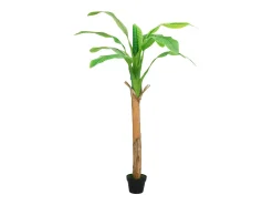Planta Artificial-Plátano artificial con maceta 180 cm Verde