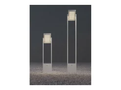 POPA - Foco solar de 100 cm y 4000 K para jardín Beneito Faure Blanco Outlet