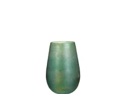 J-Line Portavelas Y Vela-Portavelas de Vidrio 175x175x265cm Verde