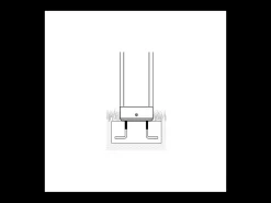 Outlet Poste para Jardín - Poste LED para Fijar al Suelo - Luz Nocturna Cálida 3000K 230V 15W 1590lm Azafrán - Corten Marru00f3n