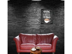 Print decorativo drink the coffe do the things taza 40x30x2,5 cm Transparente Clearance