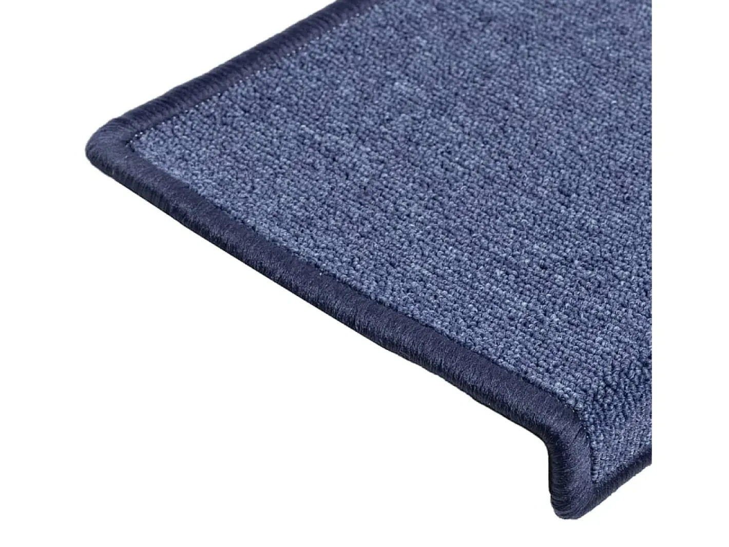 Garden Furniture Alfombra De Pasillo-Prolenta Premium - Alfombras de peldaños de escalera 15 uds 65x21x4 cm Azul