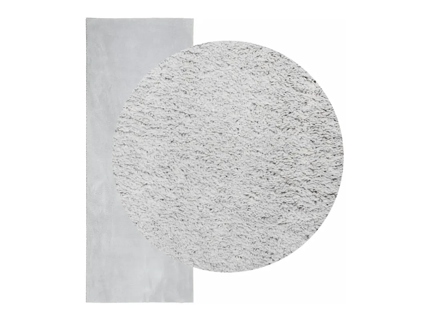New Garden Furniture Prolenta Premium - Alfombra de pelo corto suave lavable HUARTE 80x200 cm Gris
