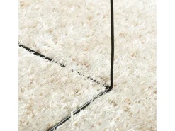 Garden Furniture Prolenta Premium - Alfombra pelo largo aspecto brillante ISTAN crema 140x200 cm Multicolor Discount