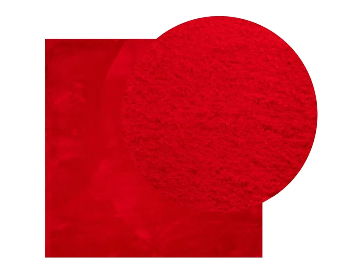 Sale Garden Furniture Prolenta Premium - Alfombra de pelo corto suave lavable HUARTE 200x200 cm Rojo