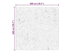 Sale Garden Furniture Prolenta Premium - Alfombra de pelo corto suave lavable HUARTE 200x200 cm Rojo