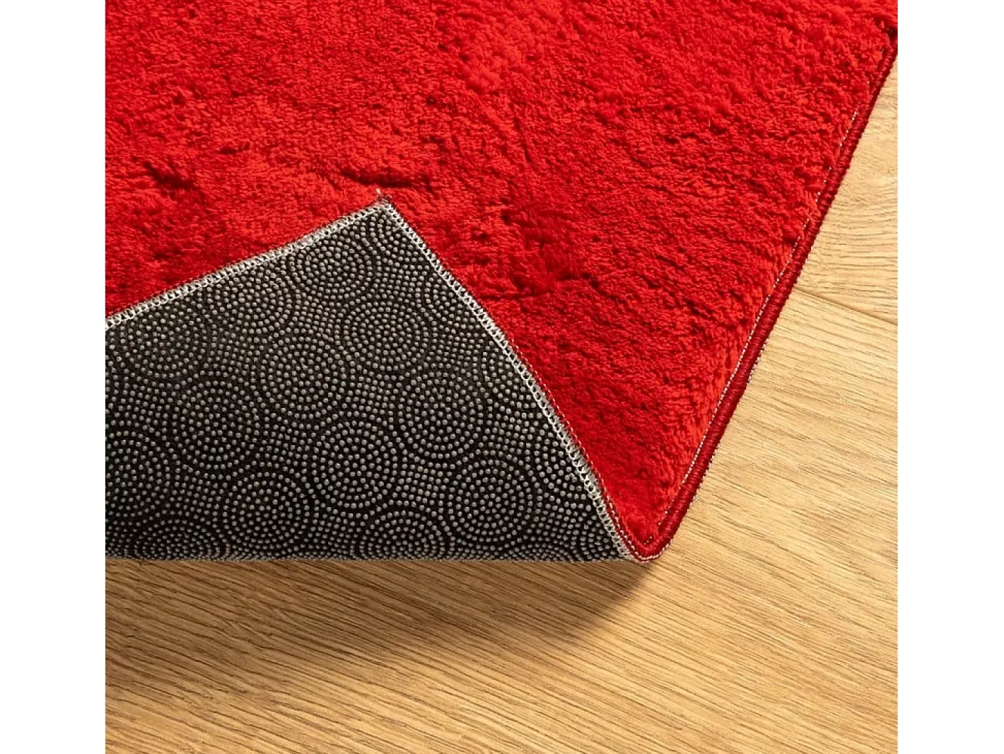 Sale Garden Furniture Prolenta Premium - Alfombra de pelo corto suave lavable HUARTE 200x200 cm Rojo