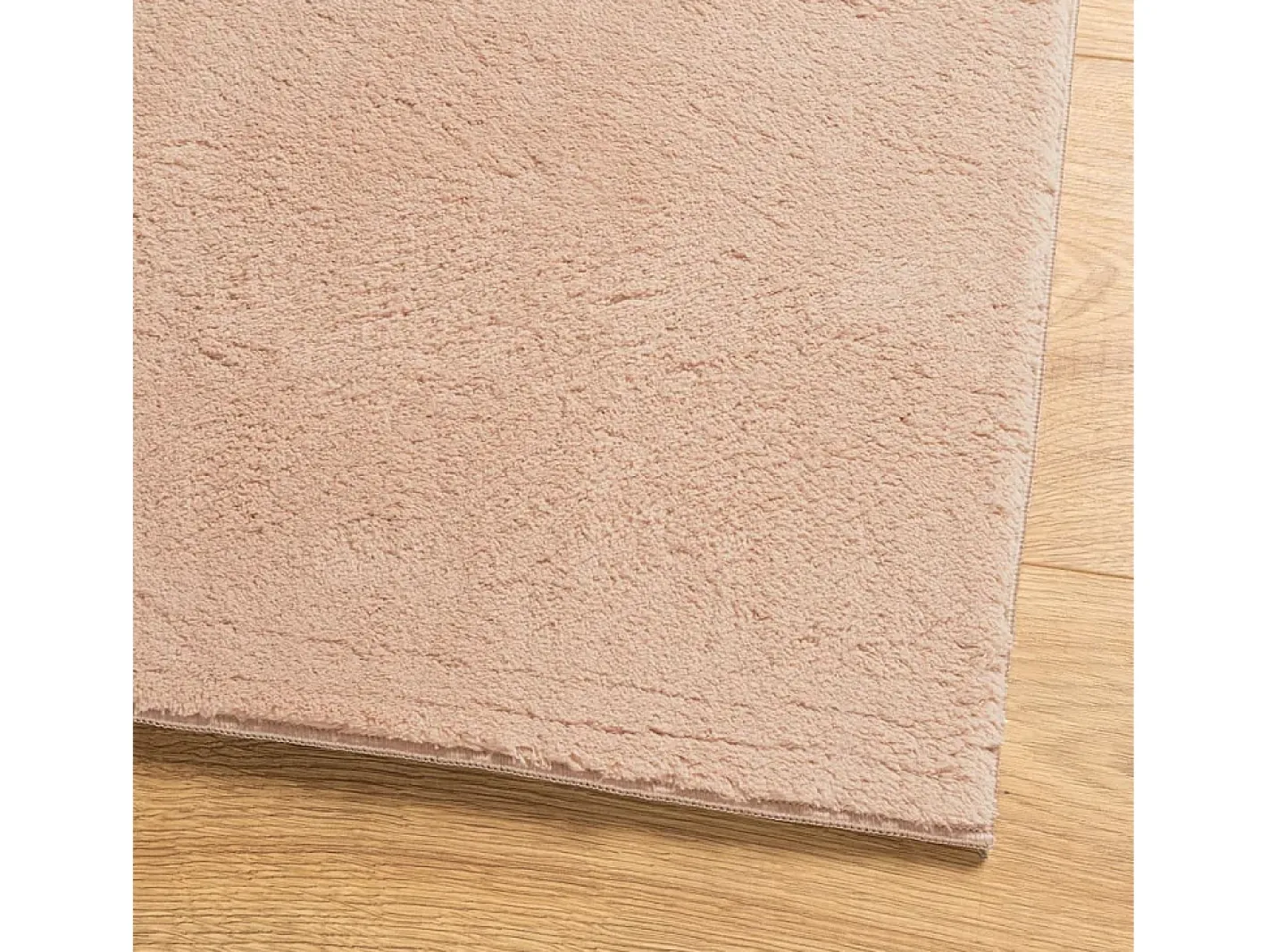 Outlet Garden Furniture Prolenta Premium - Alfombra de pelo corto suave lavable HUARTE do 200x200 cm Rosa