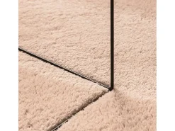 Outlet Garden Furniture Prolenta Premium - Alfombra de pelo corto suave lavable HUARTE do 200x200 cm Rosa