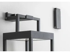 Iluminación Exterior-Pronto farola solar antracita 2,2w led bateria IP54 h. 32,5 cm Gris antracita