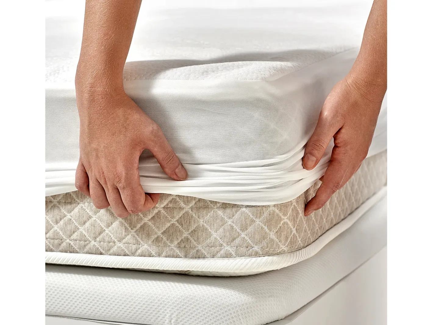 Online PIKOLIN Protector Colchón Hotel 105x196cm| HOME| Extra suave| 32cm Blanco