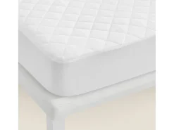 PIKOLIN Protector colchón 140x196cm| HOME| Impermeable| Hasta 32cm Blanco