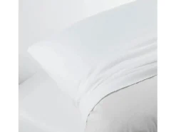 Hot Douceur d'intérieur Protector de almohada Molleton "Molly" Blanco