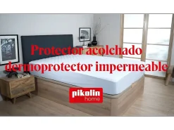 PIKOLIN Protector de colchón 200x196cm| HOME| Aloe Vera| Hasta 32cm Blanco Sale