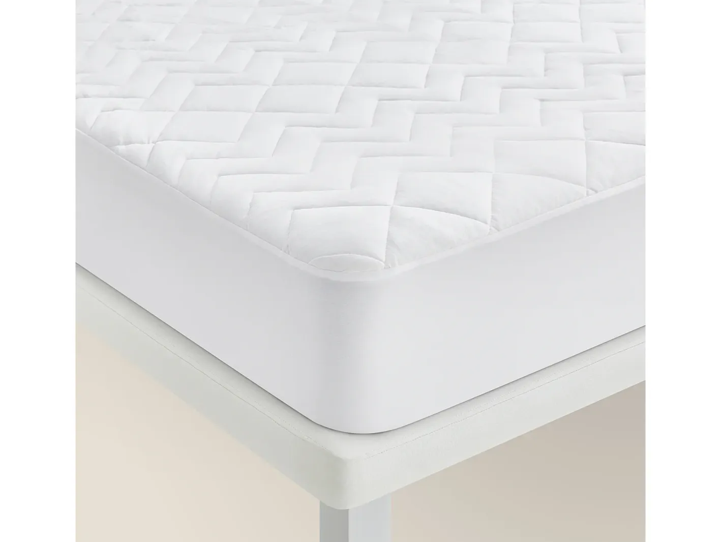 Discount PIKOLIN Protector de colchón 90x196cm| HOME| Hasta 32cm| Transpirable Blanco