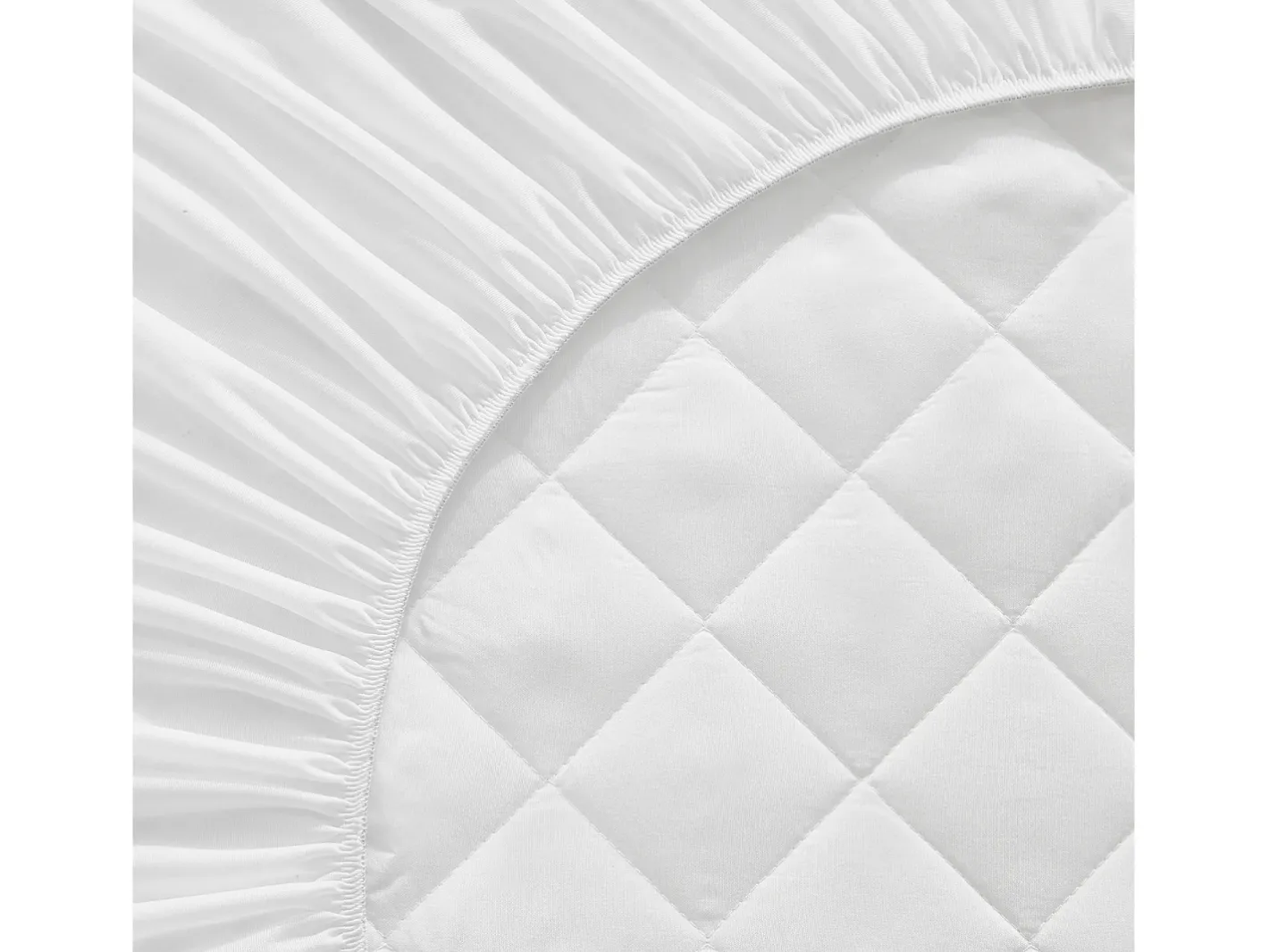 PIKOLIN Ropa De Cama-Protector de colchón 135x196cm| HOME| Aloe Vera| Hasta 32cm Blanco