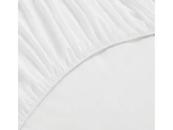 PIKOLIN Protector de colchón 150x196cm| HOME| Algodón Rizo| 32cm Blanco Clearance