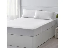 Sale PIKOLIN Protector de colchón 135x196cm| PKH Essential| Impermeable| Hasta 32cm Blanco