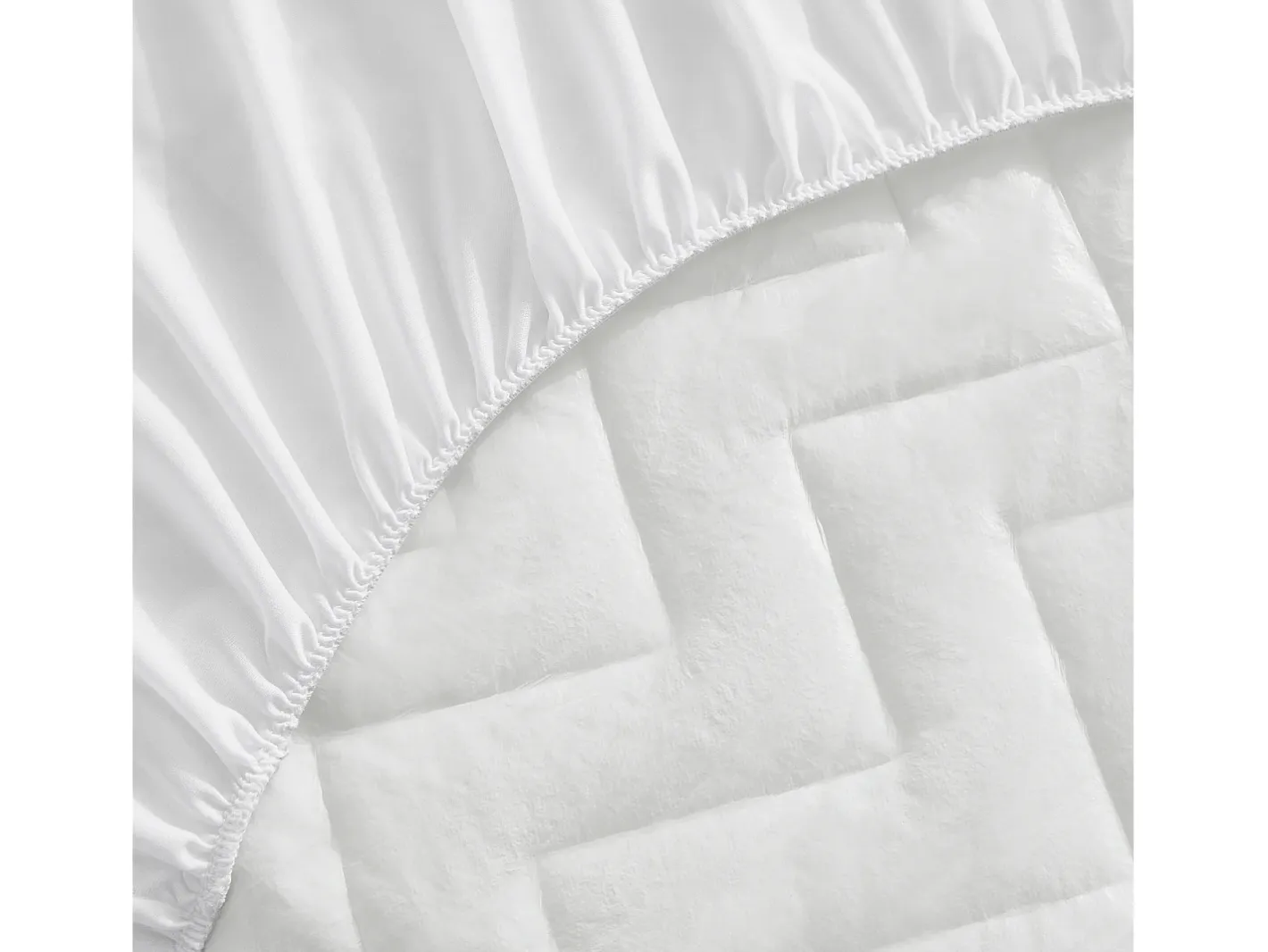 PIKOLIN Ropa De Cama-Protector de colchón 90x196cm| HOME| Impermeable| Hasta 32cm Blanco