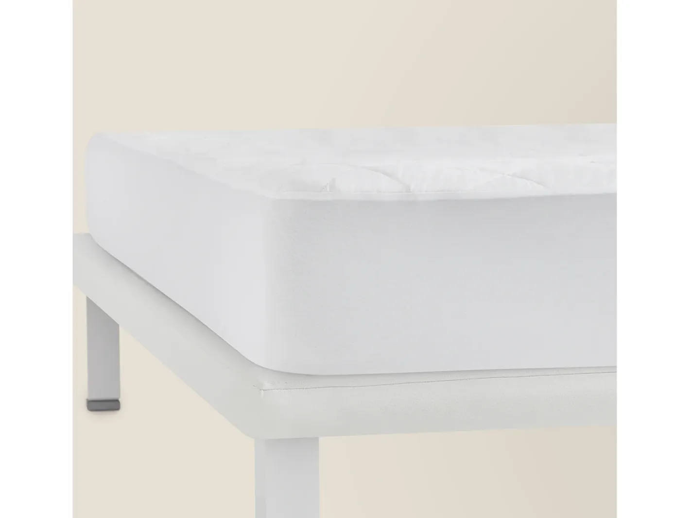 PIKOLIN Ropa De Cama-Protector de colchón 90x196cm| HOME| Impermeable| Hasta 32cm Blanco
