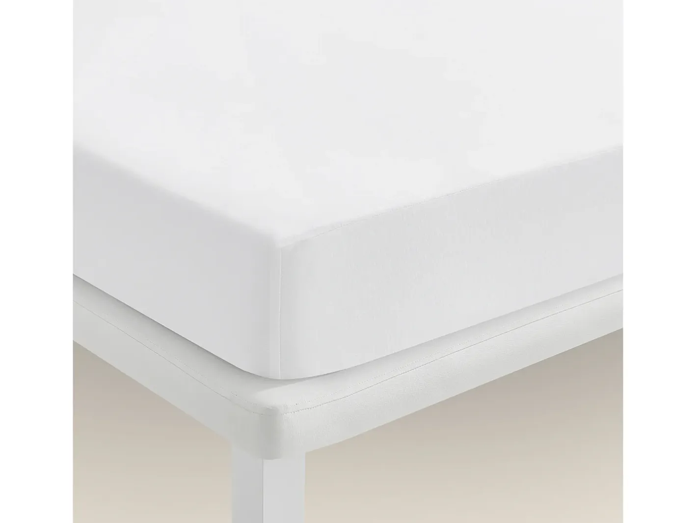 PIKOLIN Ropa De Cama-Protector de colchón 80x196cm| HOME| Impermeable| Hasta 32cm Blanco