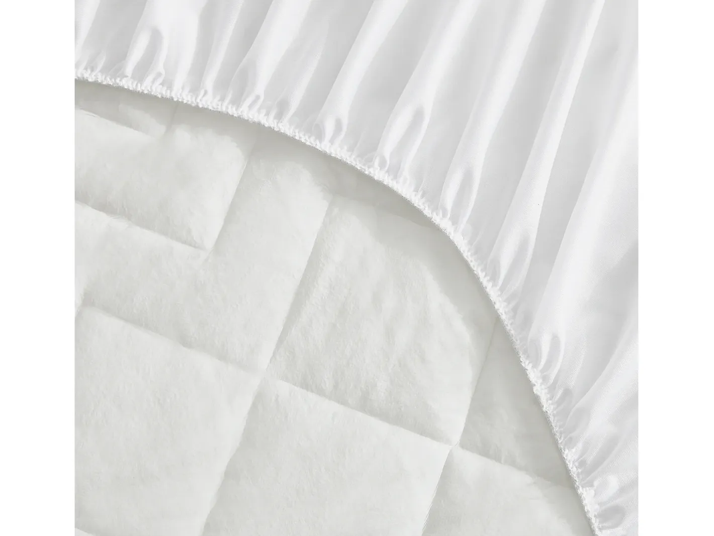 Online PIKOLIN Protector de colchón 200x196cm| HOME| 100% Algodón| Hasta 32cm Blanco
