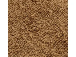 Garden Furniture Qarlan Alfombra de nudo hecha a mano yute y algodón 80x160 cm Marru00f3n Online