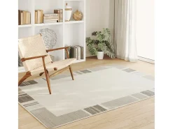 New Garden Furniture Ralph Alfombra interior exterior antideslizante pelo corto 160x230 cm Topo