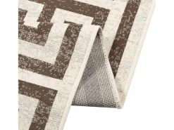 Garden Furniture Alfombra De Salón-Ralph Alfombra interior exterior antideslizante pelo corto 120x180 cm Marru00f3n